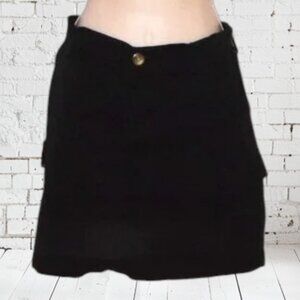 LEE Regular Fit Skort Mid Rise Black Size 8